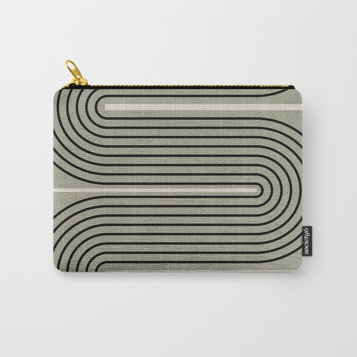 Modern Contemporary Balance No.2 Carry All Pouch Gallery Image 1