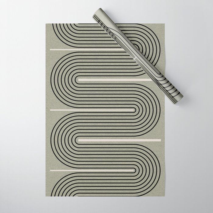 Modern Contemporary Balance No.2 Wrapping Paper Gallery Image 1