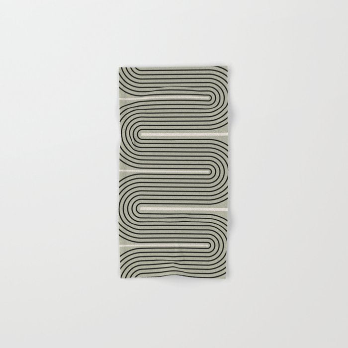 Modern Contemporary Balance No.2 Bath Towel Gallery Image 1