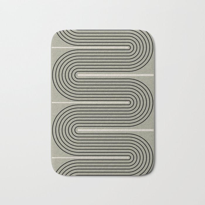 Modern Contemporary Balance No.2 Bath Mat Gallery Image 1