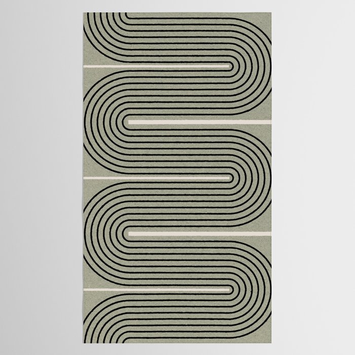 Modern Contemporary Balance No.2 Tablecloth Gallery Image 2
