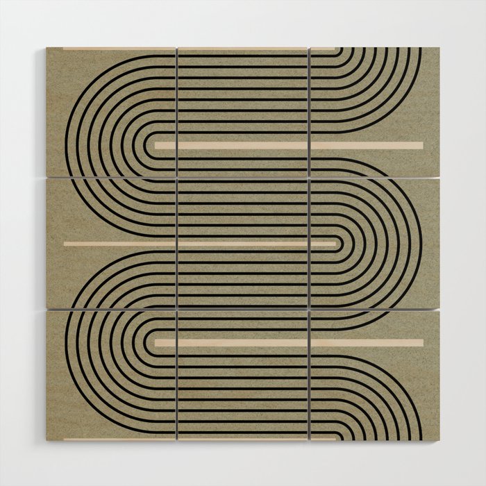 Modern Contemporary Balance No.2 Wood Wall Art Gallery Image 1