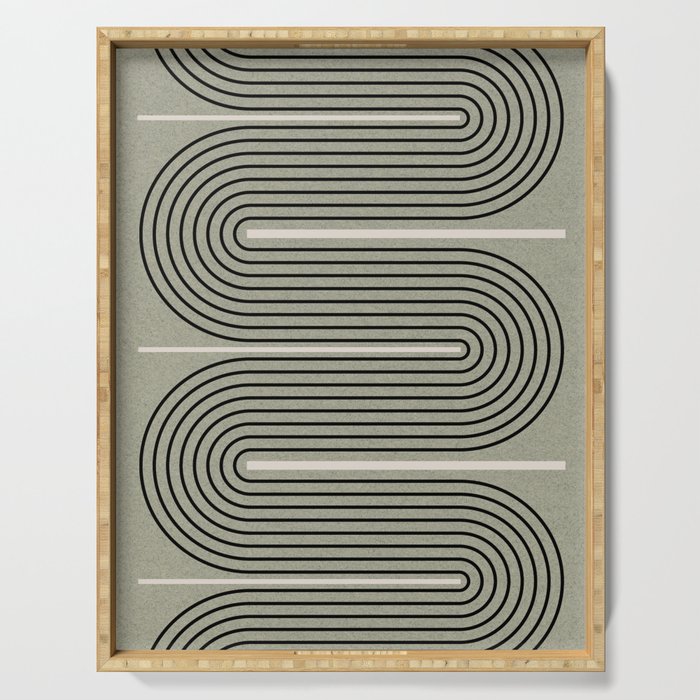 Modern Contemporary Balance No.2 Serving Tray Gallery Image 1