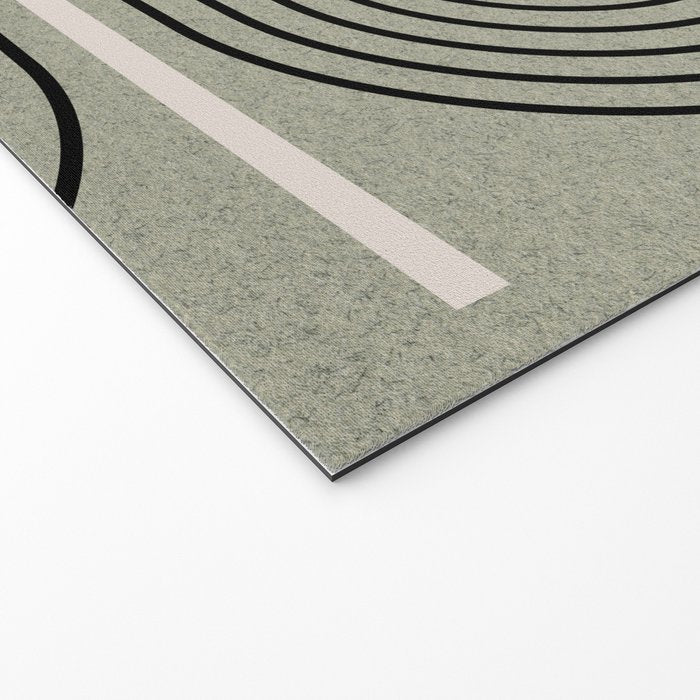 Modern Contemporary Balance No.2 Welcome Mat Gallery Image 2