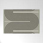 Modern Contemporary Balance No.2 Welcome Mat Gallery Image 1