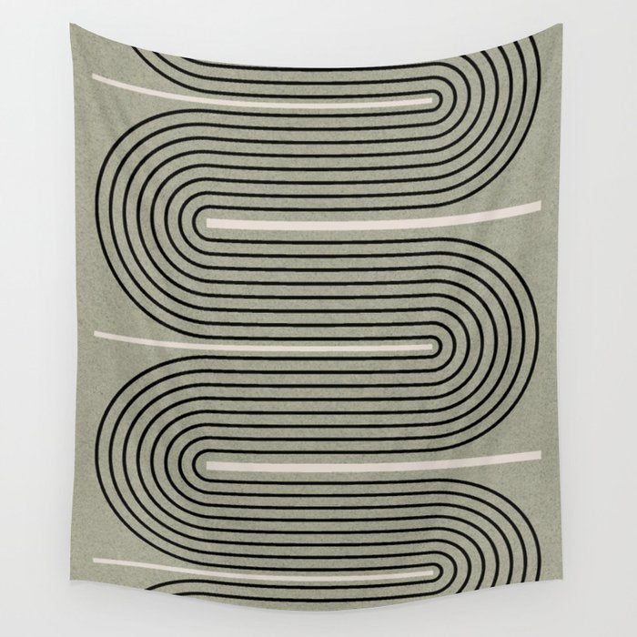 Modern Contemporary Balance No.2 Wall Tapestry Gallery Image 4