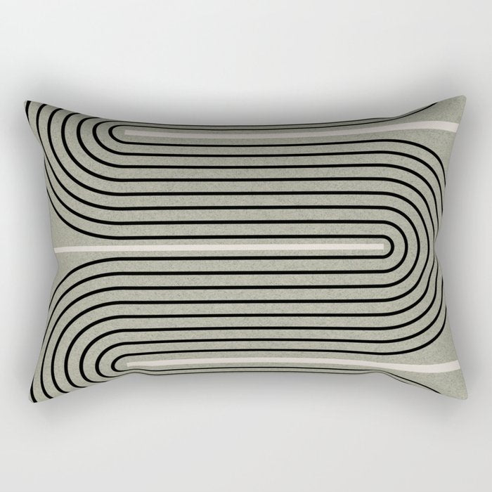 Modern Contemporary Balance No.2 Rectangular Pillow Gallery Image 2
