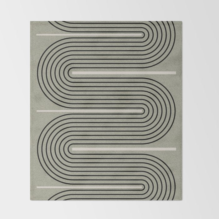 Modern Contemporary Balance No.2 Throw Blanket Gallery Image 2