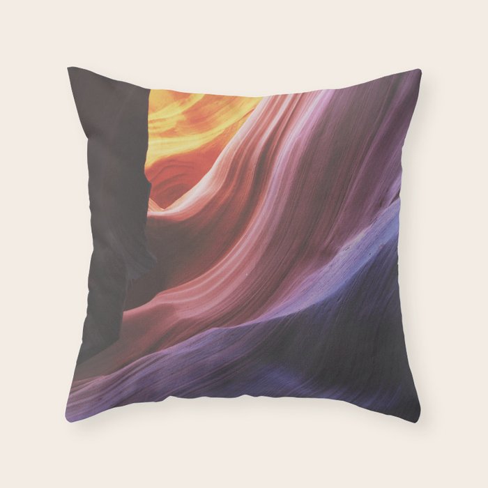 Antelope Canyon Throw Pillow Gallery Image 6