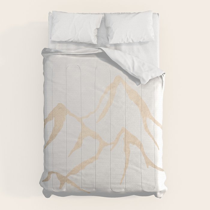 Adventure White Gold Mountains Comforter Gallery Image 6