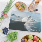 Iceland Mountain Beach - Landscape Photography Cutting Board Gallery Image 2