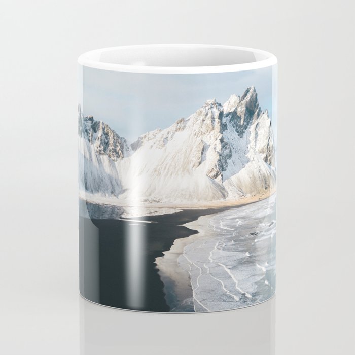 Iceland Mountain Beach - Landscape Photography Coffee Mug Gallery Image 4