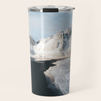 Iceland Mountain Beach - Landscape Photography Travel Mug Gallery Image 1