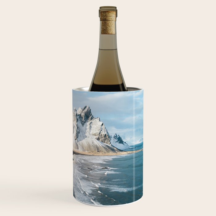 Iceland Mountain Beach - Landscape Photography Wine Chiller Gallery Image 3
