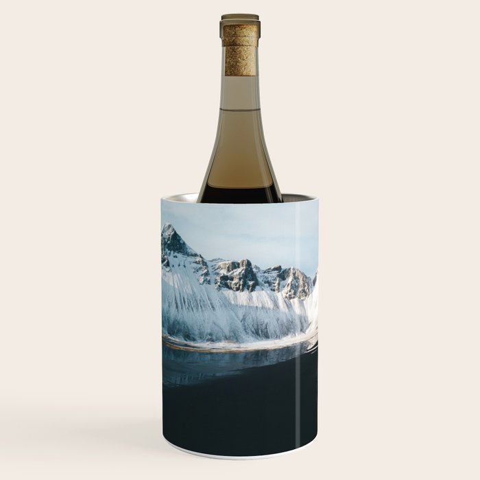 Iceland Mountain Beach - Landscape Photography Wine Chiller Gallery Image 2