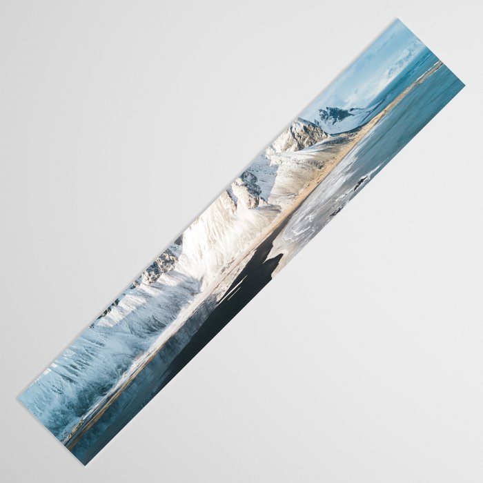 Iceland Mountain Beach - Landscape Photography Table Runner Gallery Image 3