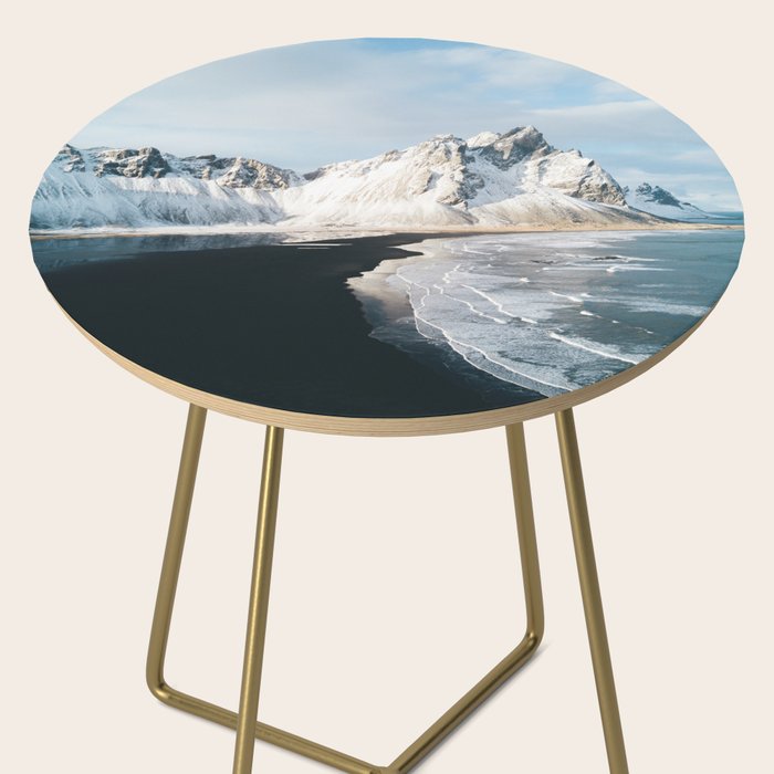 Iceland Mountain Beach - Landscape Photography Side Table Gallery Image 2