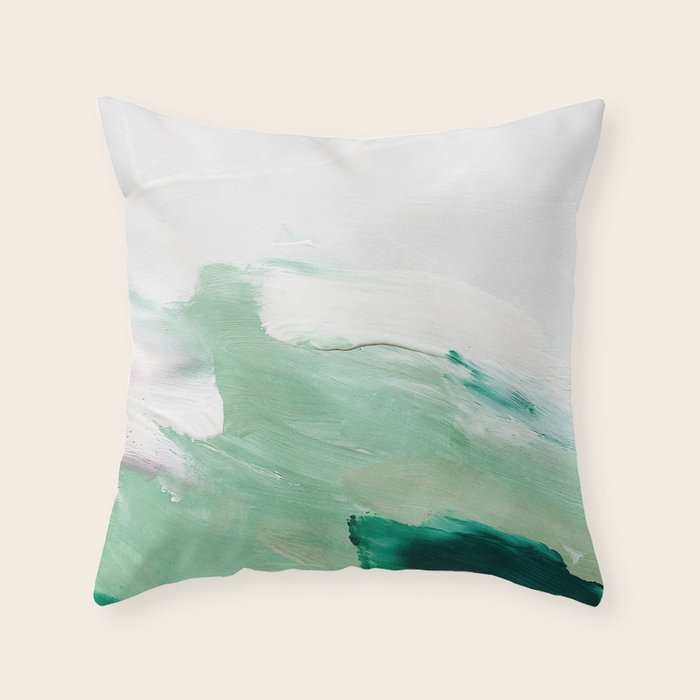 Abstract Oil Painting No. 44 Throw Pillow Gallery Image 6
