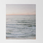 Endless ocean | Ericeira beach photography  Throw Blanket Gallery Image 2