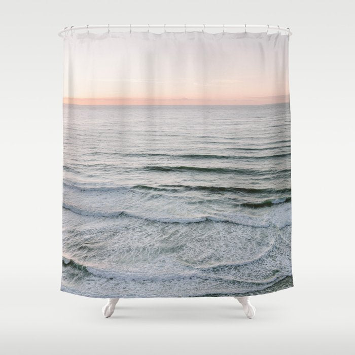 Endless ocean | Ericeira beach photography  Shower Curtain Gallery Image 1