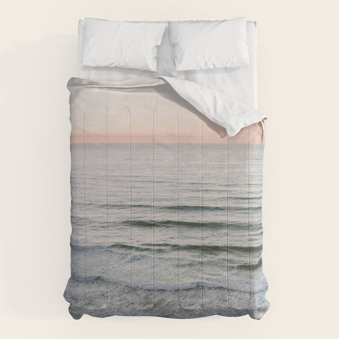 Endless ocean | Ericeira beach photography  Comforter Gallery Image 6