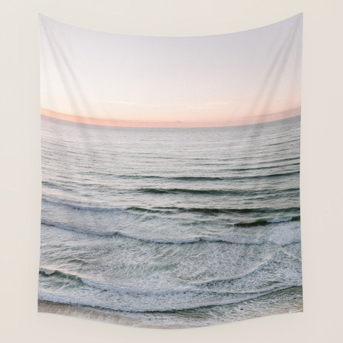 Endless ocean | Ericeira beach photography  Wall Tapestry Gallery Image 4