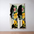 Floral Portrait 20 Window Curtain Gallery Image 3