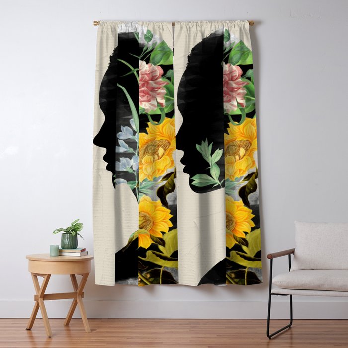 Floral Portrait 20 Window Curtain Gallery Image 5