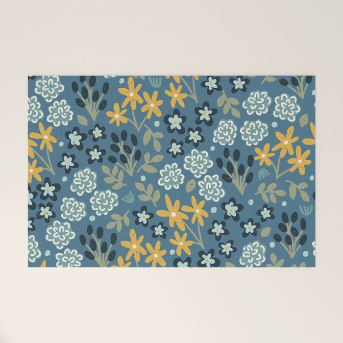 Chasing Wild Flowers Welcome Mat Gallery Image 1
