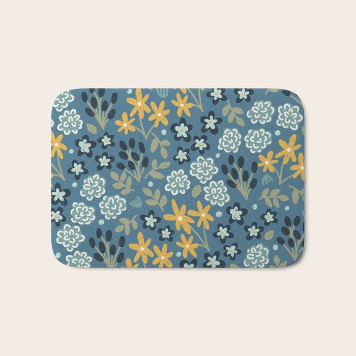 Chasing Wild Flowers Bath Mat Gallery Image 1