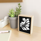 Love Palm Branch In Black  Mini Art Print Gallery Image 2