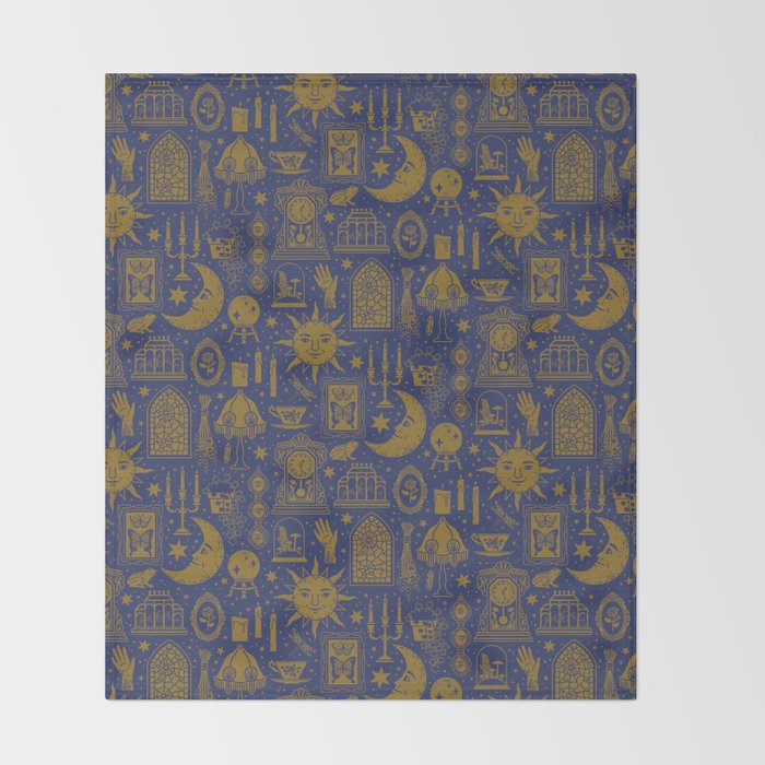 Whimsigoth: Celestial Throw Blanket Gallery Image 2