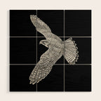 Peregrine Falcon Wood Wall Art Gallery Image 1