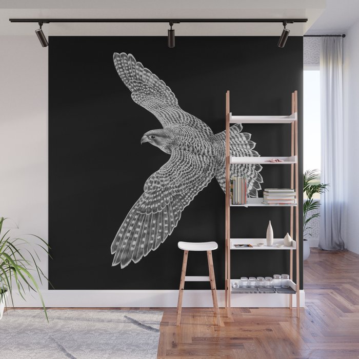 Peregrine Falcon Wall Mural