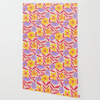 Flower Garden - Yellow & Purple  Wallpaper Gallery Image 2
