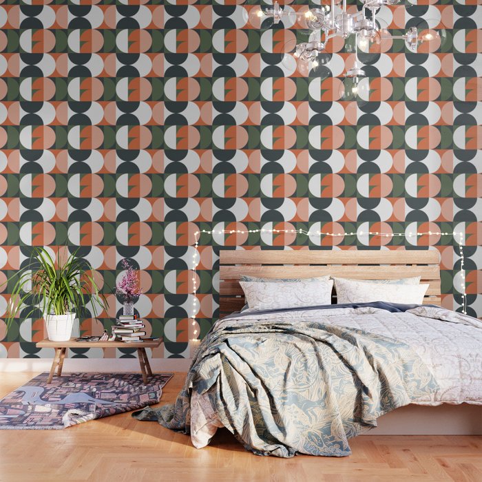 Mid Century Geometric 15 Wallpaper Gallery Image 1