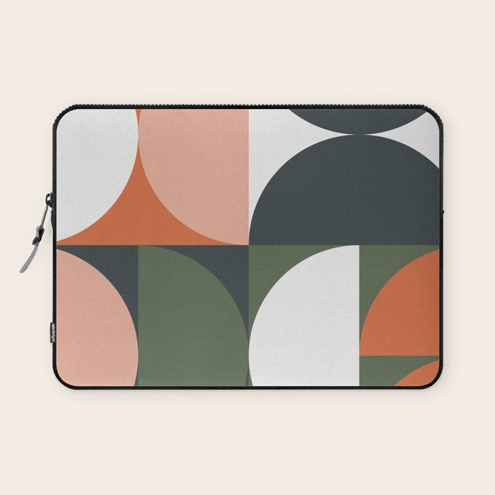 Mid Century Geometric 15 Laptop Sleeve Gallery Image 1