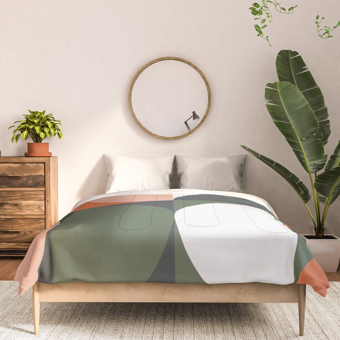 Mid Century Geometric 15 Comforter Gallery Image 3