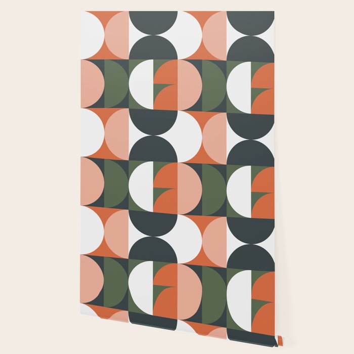 Mid Century Geometric 15 Wallpaper Gallery Image 2