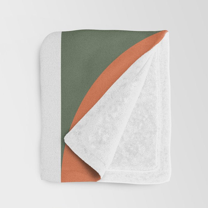 Mid Century Geometric 15 Throw Blanket Gallery Image 3