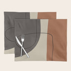 Modern Abstract Shapes #2 Placemat Gallery Image 1