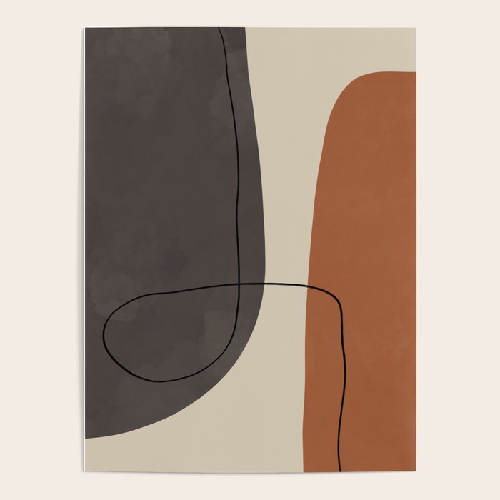 Modern Abstract Shapes #2 Poster Gallery Image 1