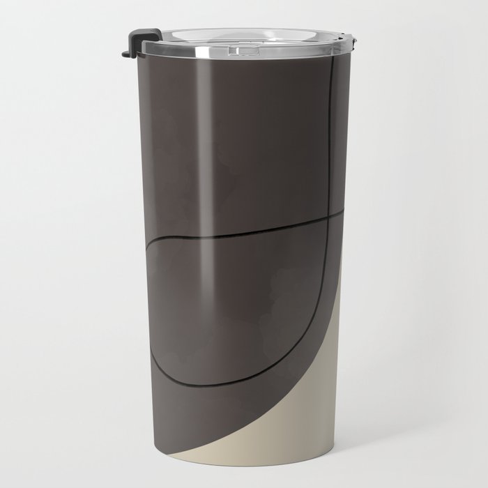 Modern Abstract Shapes #2 Travel Mug Gallery Image 3