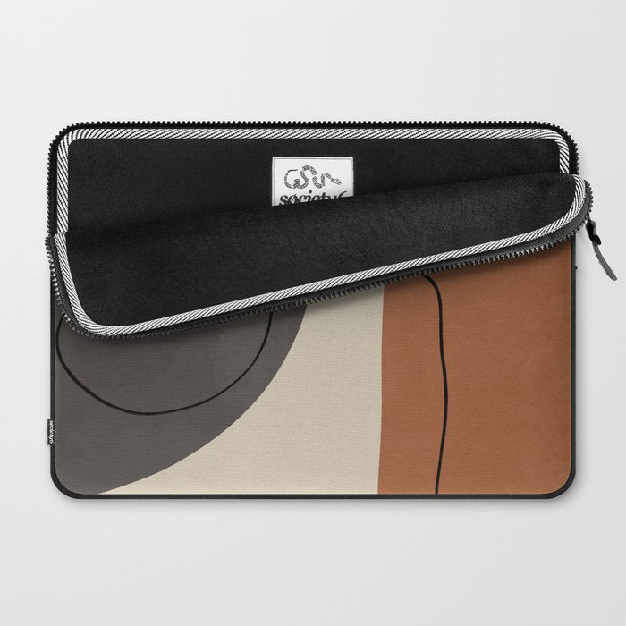 Modern Abstract Shapes #2 Laptop Sleeve Gallery Image 2