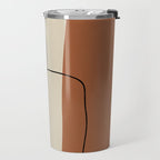 Modern Abstract Shapes #2 Travel Mug Gallery Image 2