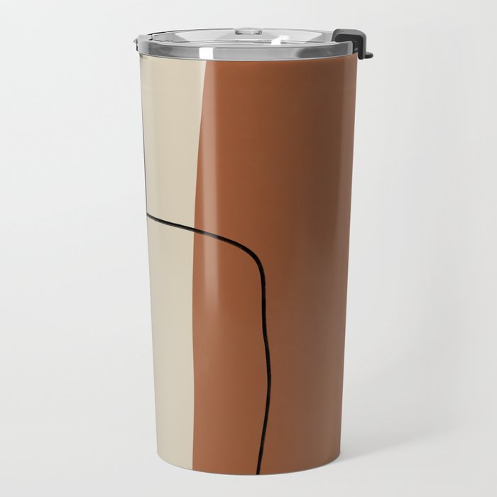 Modern Abstract Shapes #2 Travel Mug Gallery Image 2