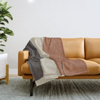 Modern Abstract Shapes #2 Throw Blanket Gallery Image 1