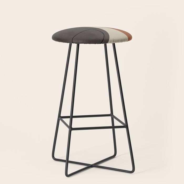 Modern Abstract Shapes #2 Stool Gallery Image 1