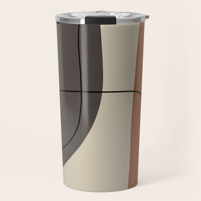 Modern Abstract Shapes #2 Travel Mug Gallery Image 1