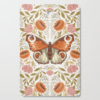William Morris Inspired Monarch Butterfly Pattern Cutting Board Gallery Image 1